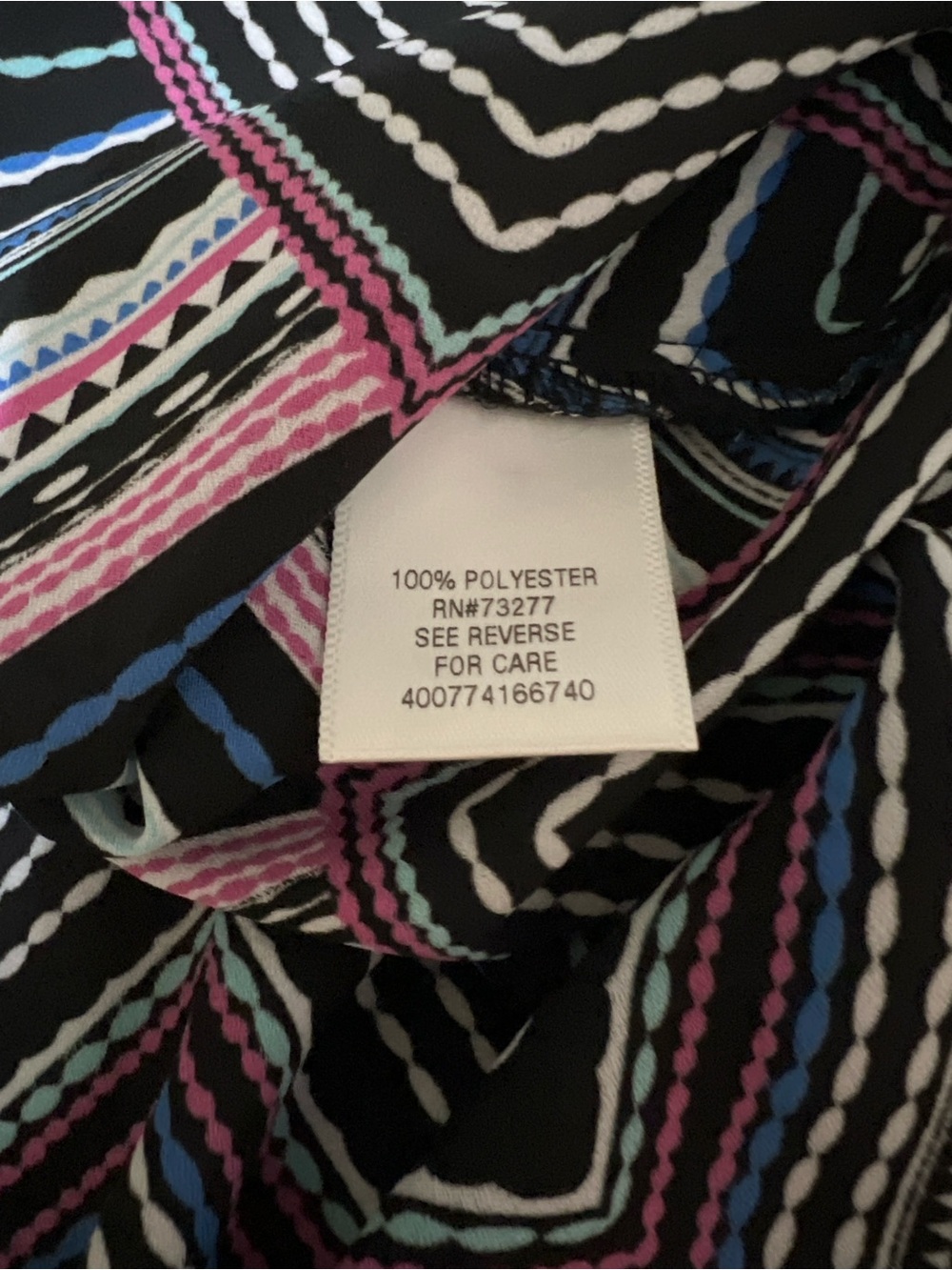 Sleeveless Camisole V-Neck Geometric Print Camisole - Medium -Career office - Picture 8 of 9